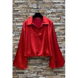 BLOUSE TARA ROUGE-TU