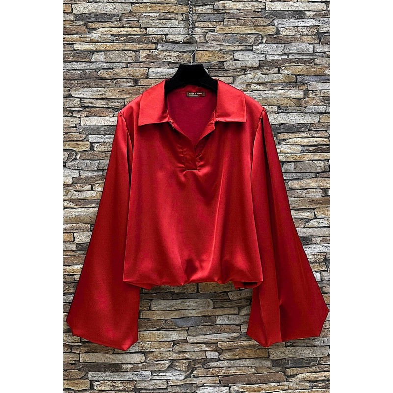 BLOUSE TARA ROUGE-TU