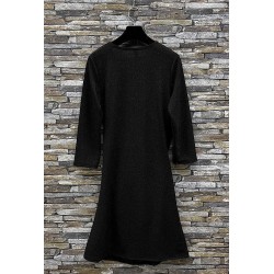 ROBE JENNA NOIR BRILLANT-TU