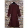 ROBE JENNA BORDEAUX BRILLANT-TU