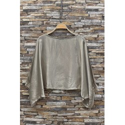 BLOUSE ALICIA TAUPE-TU