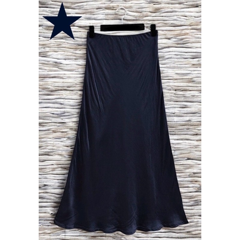 JUPE FLUIDE OCTAVE MARINE-TU