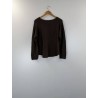 PULL MARRON FONCE-TU