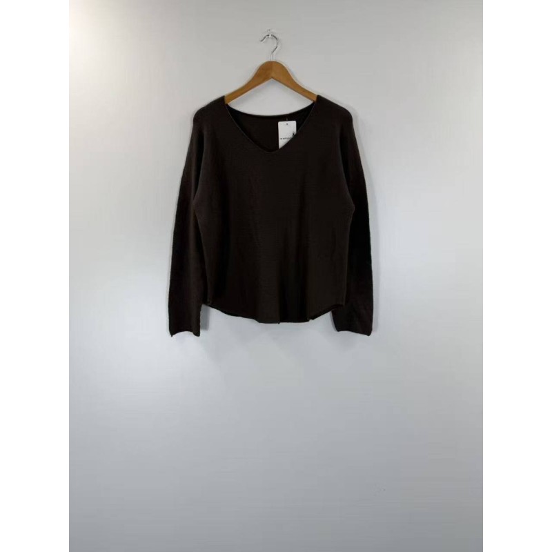 PULL MARRON FONCE-TU