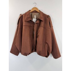 VESTE OVERSIZE TERRACOTTA-TU
