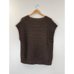 PULL SSMANCHE CHOCOLAT-TU