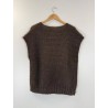 PULL SSMANCHE CHOCOLAT-TU