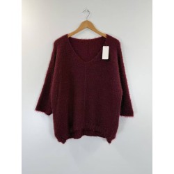 PULL CS220 BORDEAUX-TU