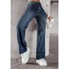 JEAN WIDE LEG BLEU FONCE