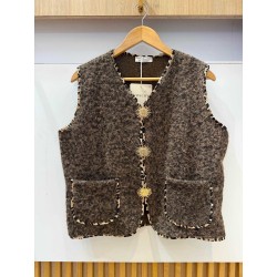 VESTE SS MANCHE CHOCOLAT-TU