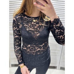 TOP DENTELLES NOIR-TU