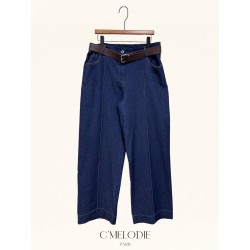 JEAN DROIT BLEU-TU