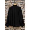 CHEMISIER FANELLE NOIR-TU