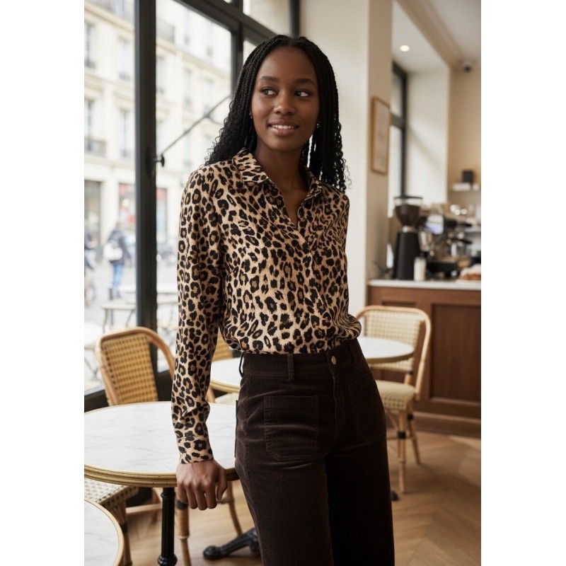 CHEMISE LEOPARD