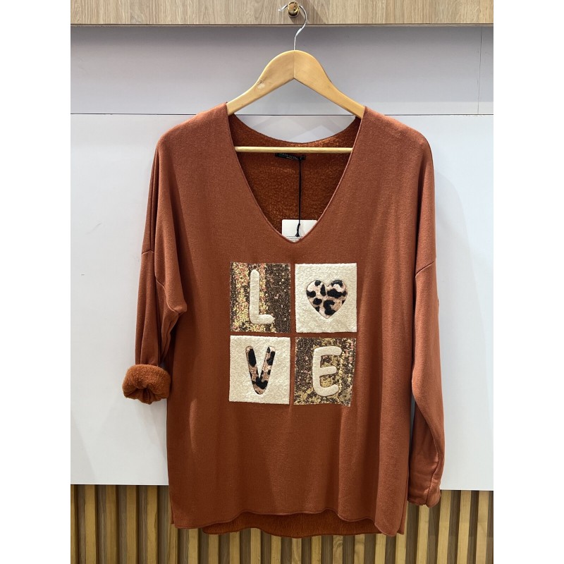 PULL LOVE ROUILLE-TU