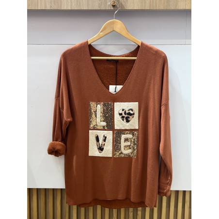 PULL LOVE ROUILLE-TU
