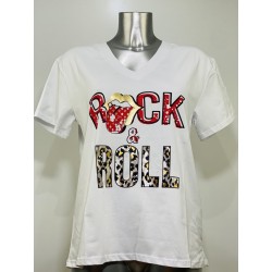 TEE SHIRT15213 ROCK ROUGE  TU