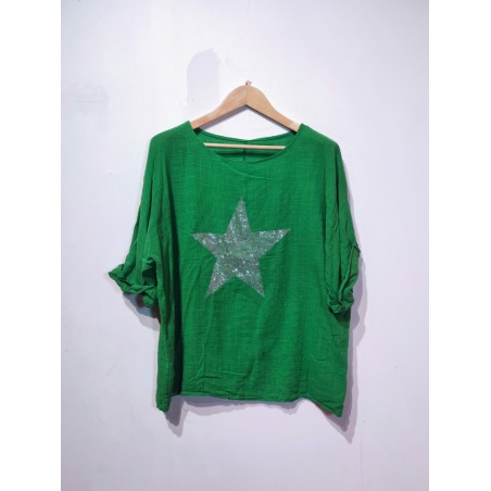 BLOUSE LISA STAR VERT