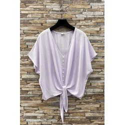 CHEMISE BILLIE LILAS