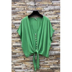 CHEMISE BILLIE VERT