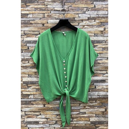 CHEMISE BILLIE VERT