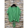 CHEMISE BILLIE VERT