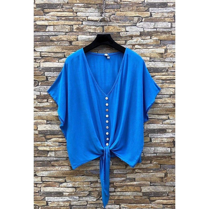 CHEMISE BILLIE BLEU ROI