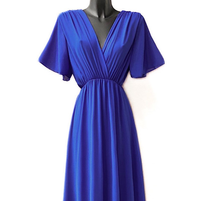 ROBE ROSY BLEU ROYAL-ITALIE