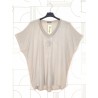 TEE SHIRT6484 ETOILE BEIGE