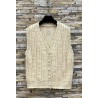 GILET ALBY F958931 BEIGE