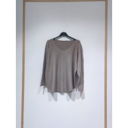 PULL MILA 100 TAUPE