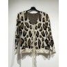 CARDIGAN LEOPARD ROMY BEIGE-TU