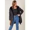 PARKA ESCANDELLE REVERSIBLE FOURREE  NOIR