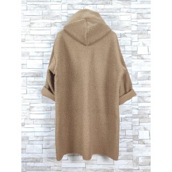 VESTE PELUCHES 23128 CAMEL-TU