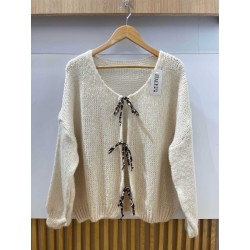 PULL NOEUDS L1920 BEIGE-TU