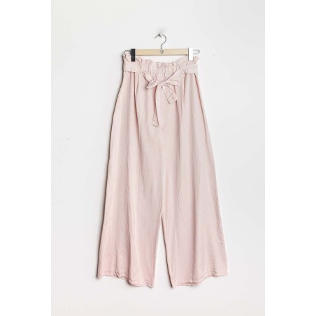 PANTALON FLUIDE 5P515 VIEUX ROSE/TU