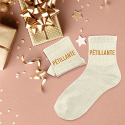 CHAUSSETTES PETILLANTE BEIGE
