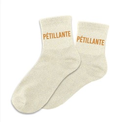 CHAUSSETTES PETILLANTE BEIGE