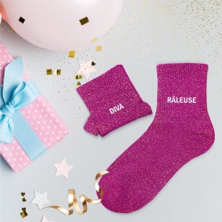 CHAUSSETTES DIVA RALEUSE FUSHIA