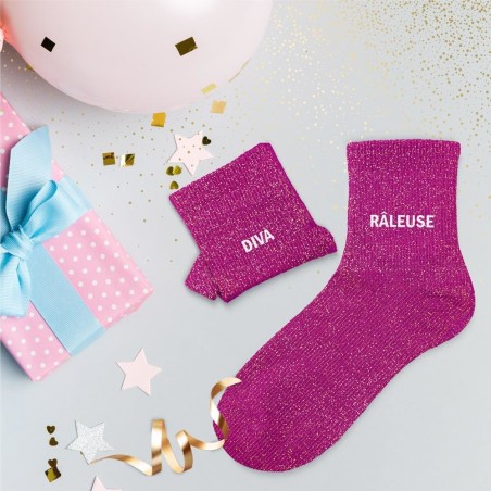 CHAUSSETTES DIVA RALEUSE FUSHIA