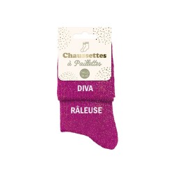 CHAUSSETTES DIVA RALEUSE FUSHIA