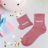 CHAUSSETTES  POULETTE PIPELETTE ROSE