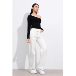 JEAN BOUTON ASYMETRIQUE BLANC