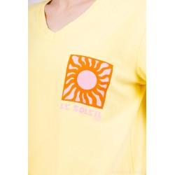 TSHIRT 25339 SOLEIL JAUNE-TU