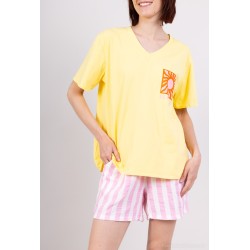 TSHIRT 25339 SOLEIL JAUNE-TU