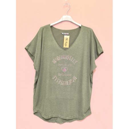 TSHIRT 2451 MLLE KAKI-TU