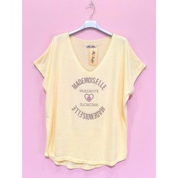 TSHIRT 2451 MLLE-JAUNE-TU
