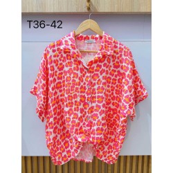 CHEMISE GAZE 25285 FUSHIA LEOPARD