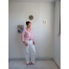 CHEMISE PE2556 RAYEE COEUR ROSE-TU