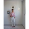 JEAN BOUTON ASYMETRIQUE BLANC
